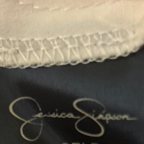 Jessica Simpson SZ12 Cream Mesh & Sequin Sheath Dress Formal Party Y2K Chic Prom - Picture 10 of 12